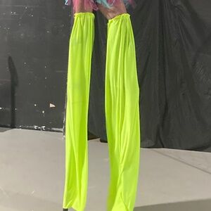 Stilt covers - neon yellow/green